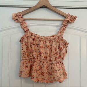 Bohara Women’s Small Floral Peplum Cropped Top
Cottagecore Spring Summer